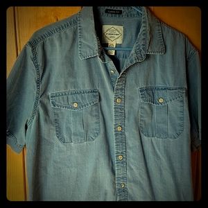 Men's XL Blue Button Down Shirt